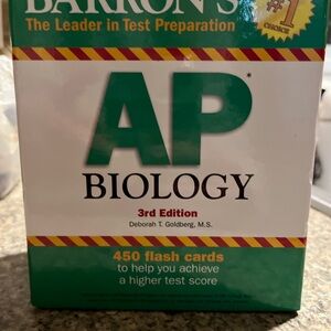 Barron's AP Biology 3rd Edition Flash Cards